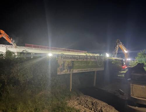 Brückenabriss ein weiterer Schritt zum Radweg